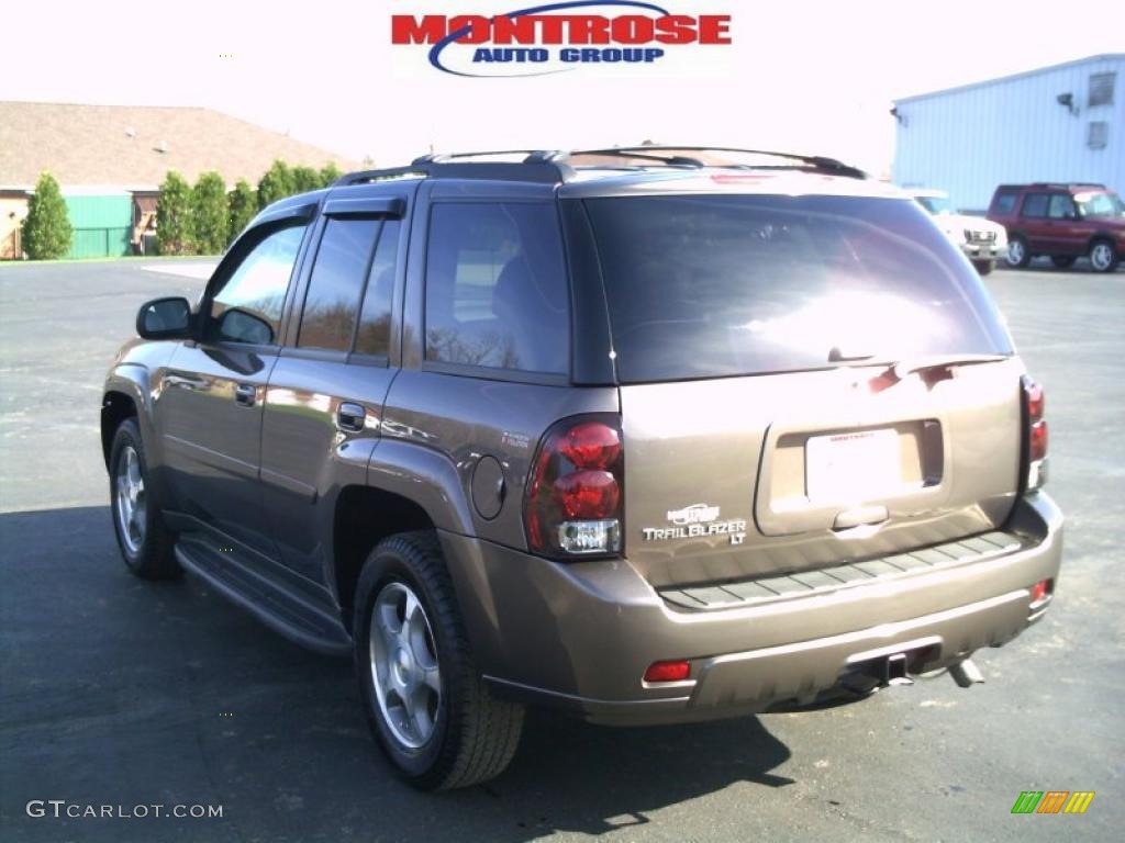 2008 TrailBlazer LT 4x4 - Desert Brown Metallic / Ebony photo #5