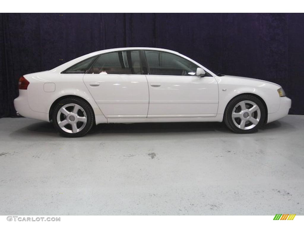 2003 A6 2.7T quattro Sedan - Polar White / Platinum photo #2