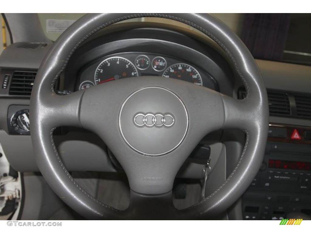 2003 A6 2.7T quattro Sedan - Polar White / Platinum photo #17