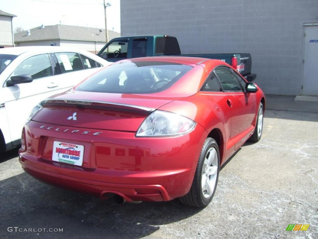 2009 Eclipse GS Coupe - Rave Red Pearl / Medium Gray photo #3