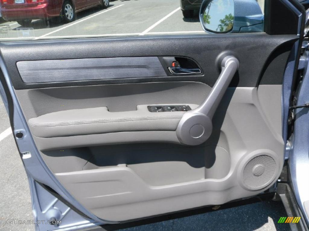2007 CR-V EX-L 4WD - Glacier Blue Metallic / Gray photo #6