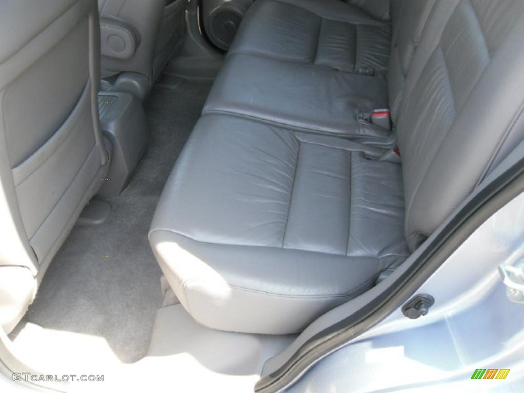 2007 CR-V EX-L 4WD - Glacier Blue Metallic / Gray photo #14