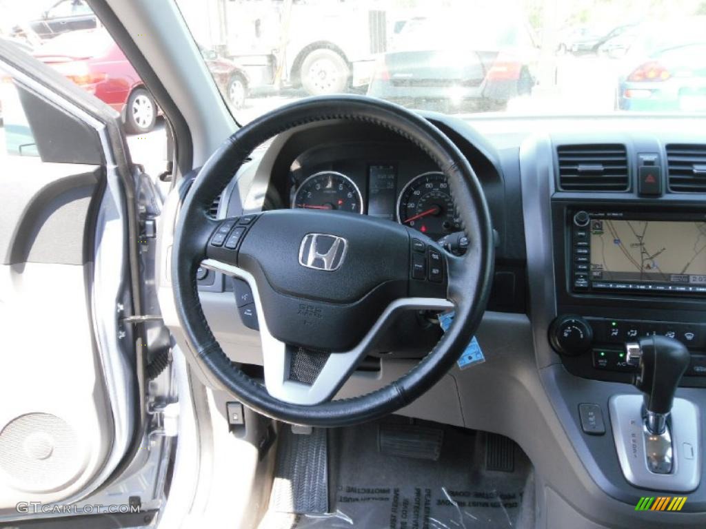 2007 CR-V EX-L 4WD - Glacier Blue Metallic / Gray photo #15