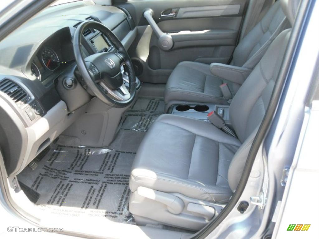 2007 CR-V EX-L 4WD - Glacier Blue Metallic / Gray photo #25