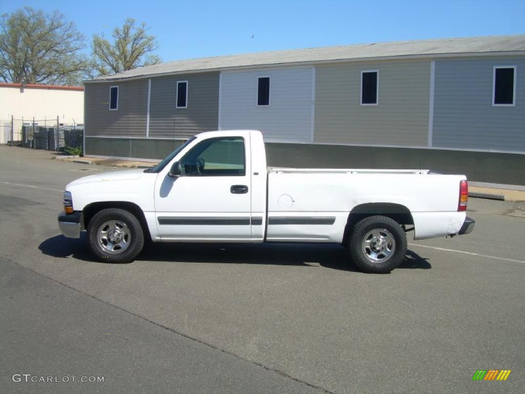 2000 Silverado 1500 Regular Cab - Summit White / Graphite photo #5