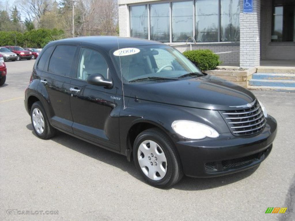 2006 PT Cruiser  - Brilliant Black Crystal Pearl / Pastel Slate Gray photo #10