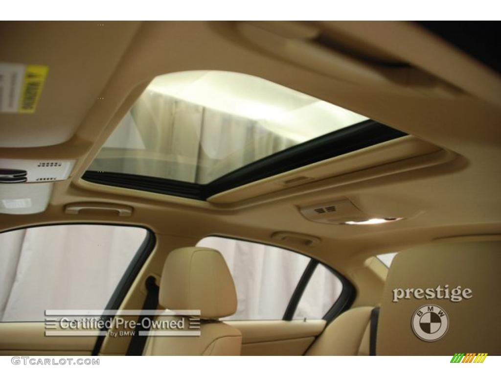 2008 3 Series 328xi Sedan - Alpine White / Beige photo #11
