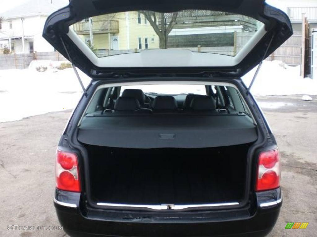 2001 Passat GLS V6 4Motion Wagon - Black Magic Pearl / Black photo #8
