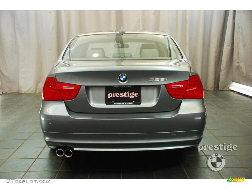 2009 3 Series 328i Sedan - Space Grey Metallic / Grey photo #3