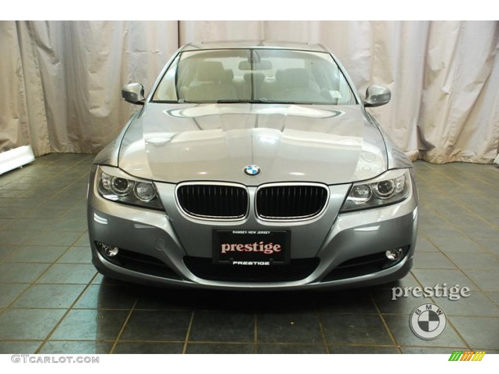 2009 3 Series 328i Sedan - Space Grey Metallic / Grey photo #9