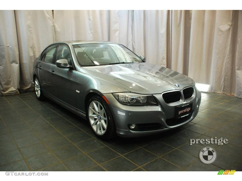 2009 3 Series 328i Sedan - Space Grey Metallic / Grey photo #10