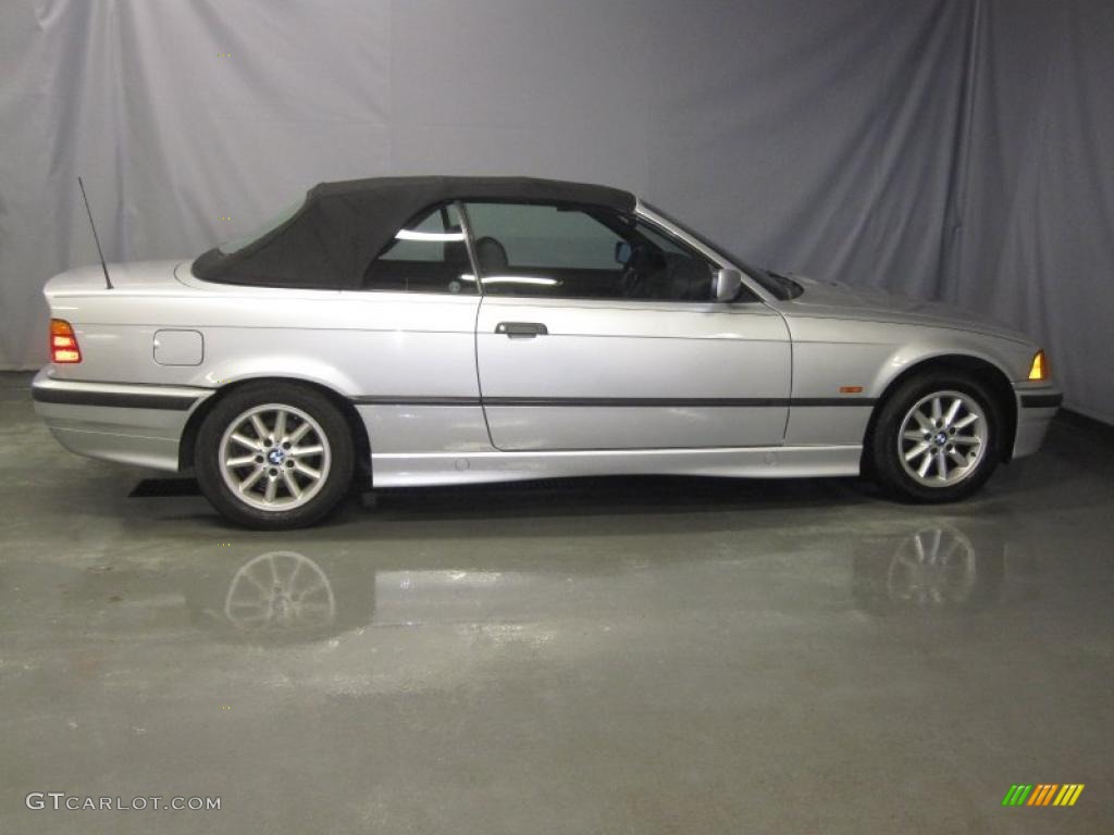 1999 3 Series 328i Convertible - Titanium Silver Metallic / Black photo #4