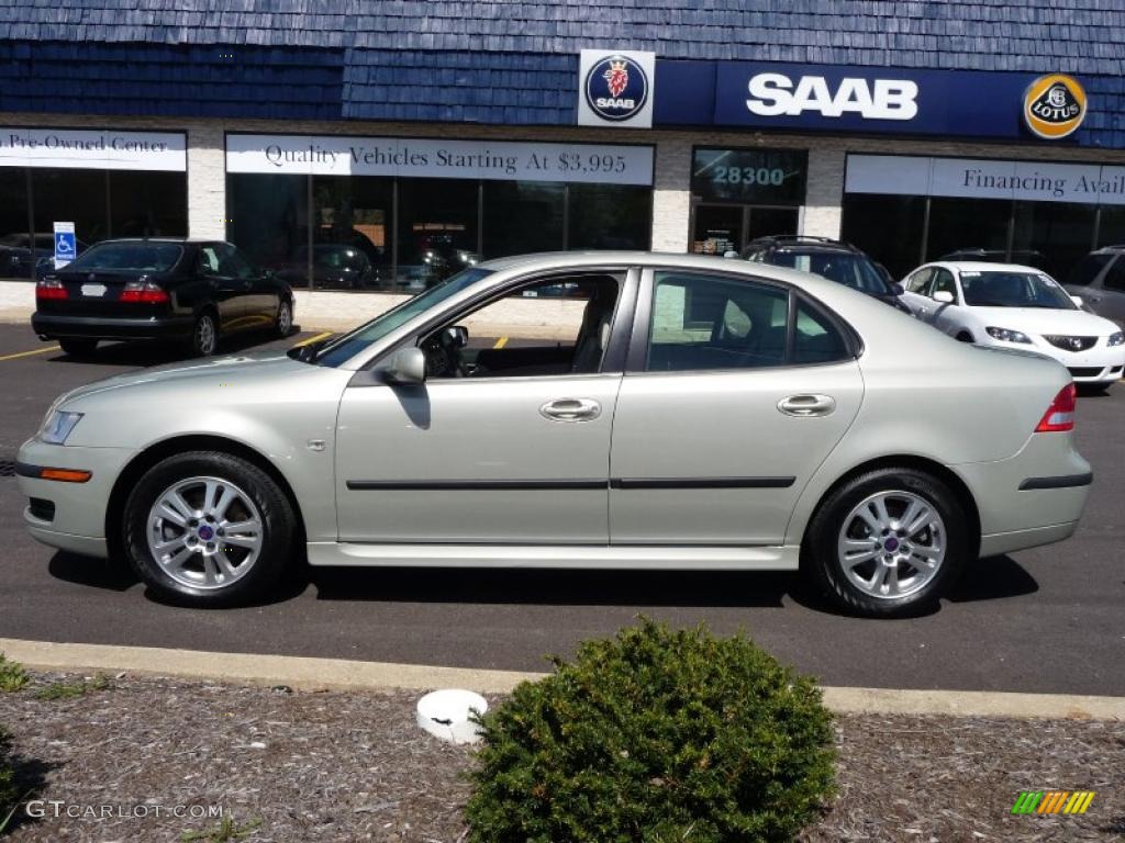 2007 9-3 2.0T Sport Sedan - Parchment Silver Metallic / Parchment photo #1