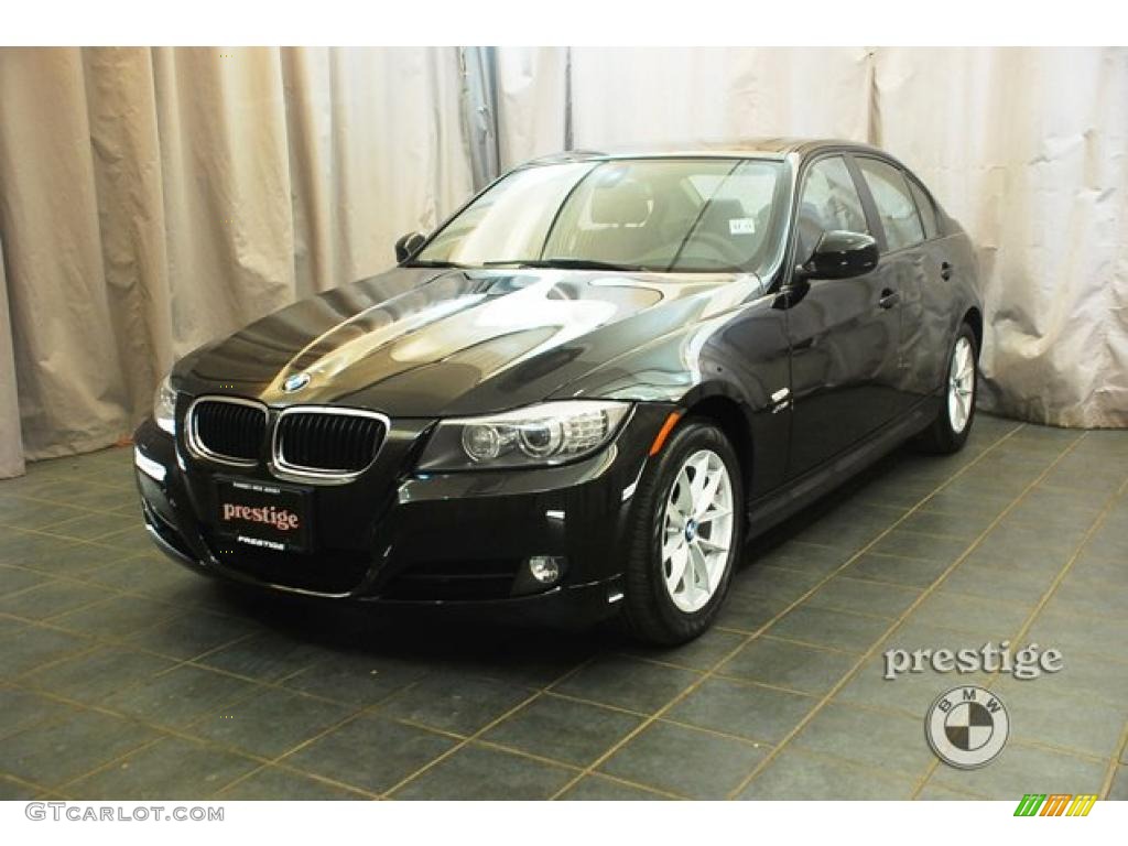 2010 3 Series 328i xDrive Sedan - Jet Black / Black photo #1