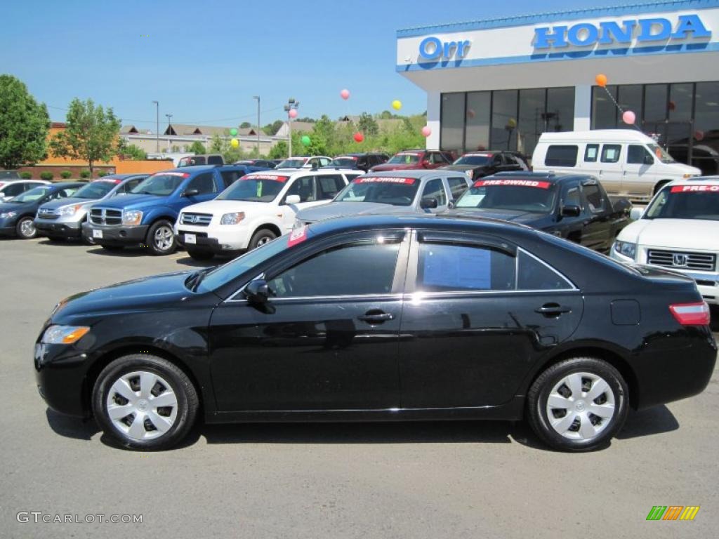 2007 Camry CE - Black / Bisque photo #2