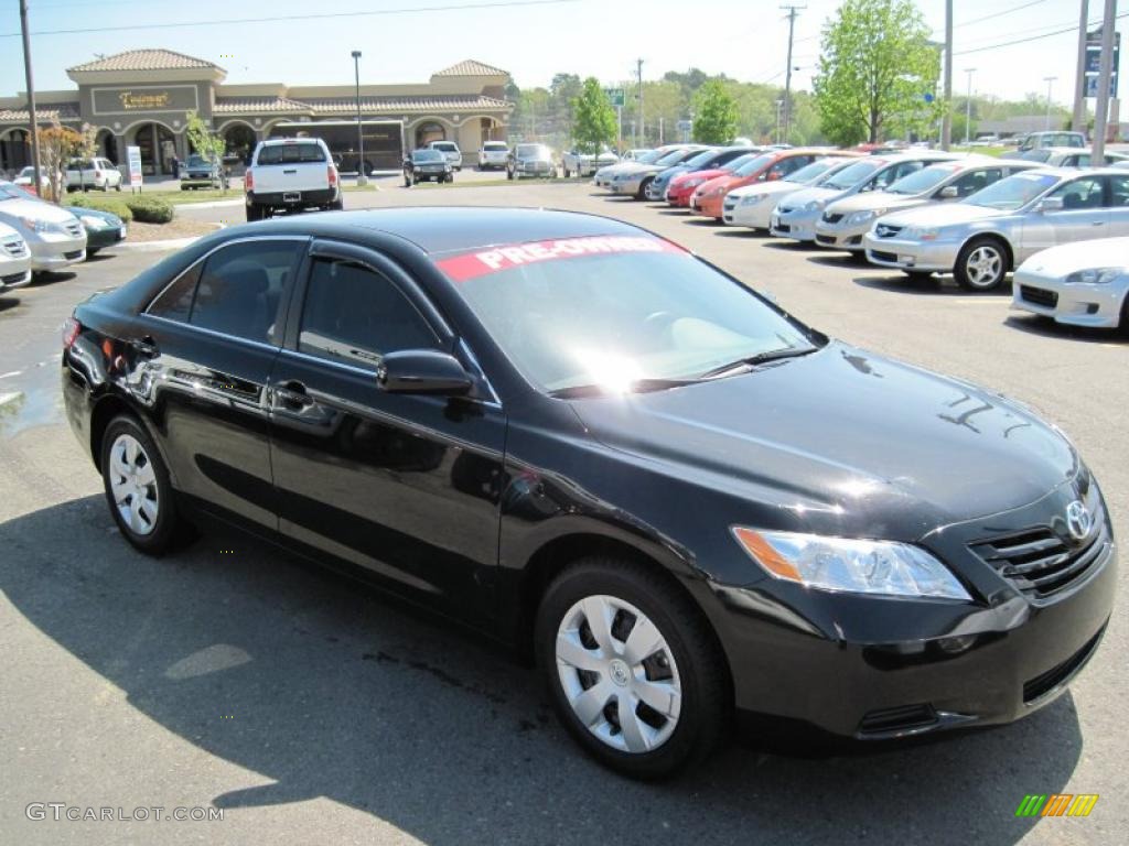 2007 Camry CE - Black / Bisque photo #7