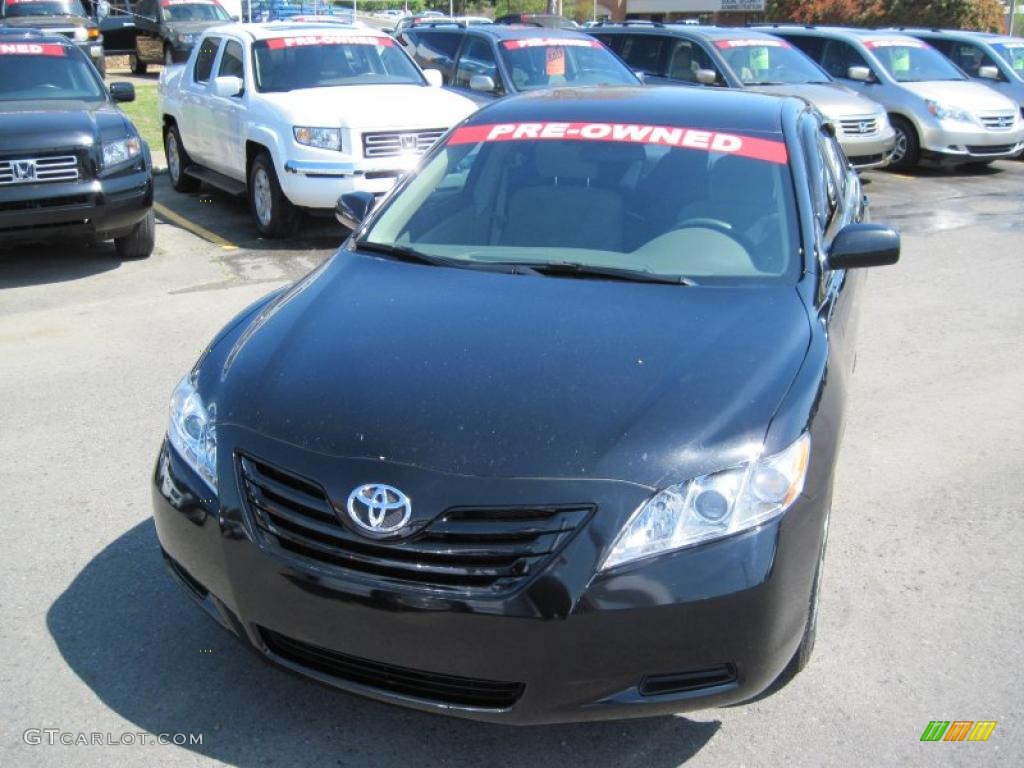 2007 Camry CE - Black / Bisque photo #8