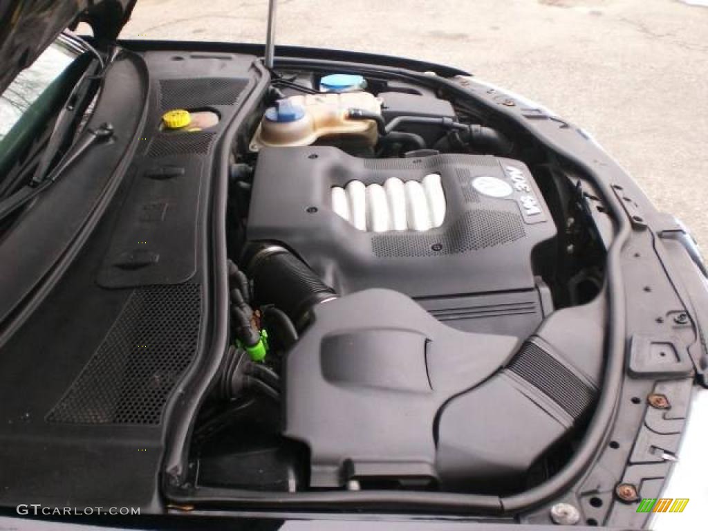 2001 Passat GLS V6 4Motion Wagon - Black Magic Pearl / Black photo #46