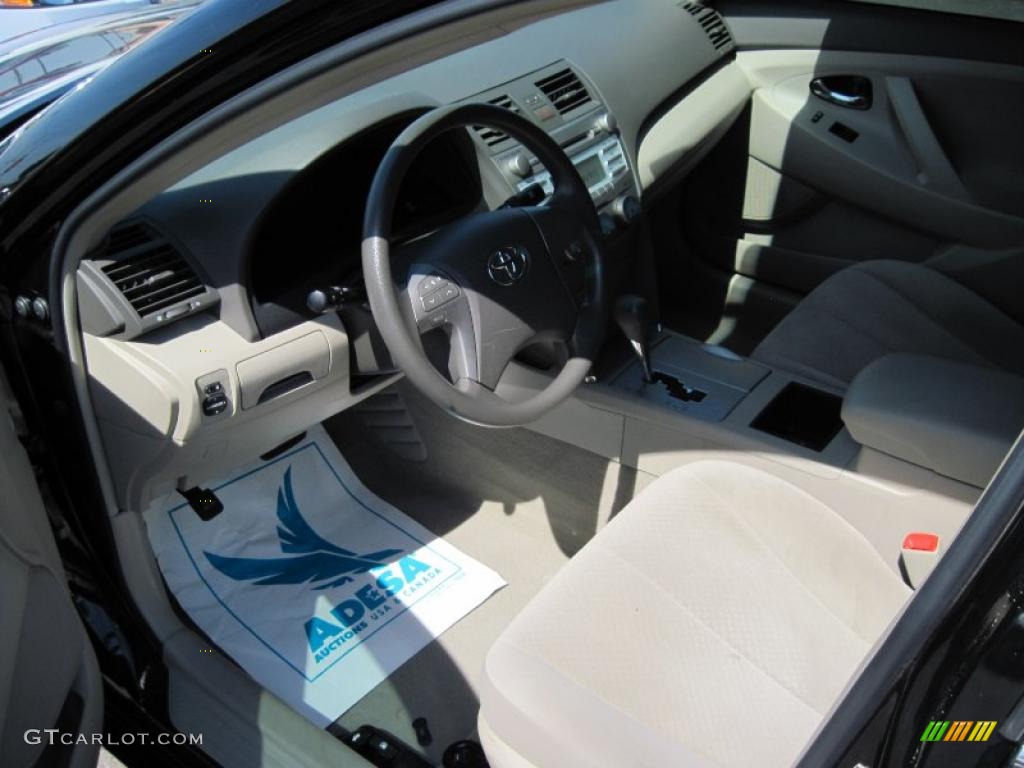 2007 Camry CE - Black / Bisque photo #13