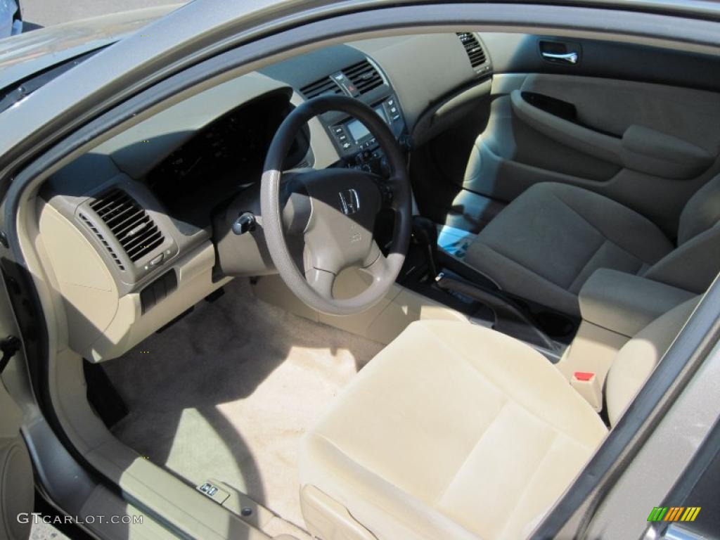 2006 Accord LX Sedan - Desert Mist Metallic / Ivory photo #13