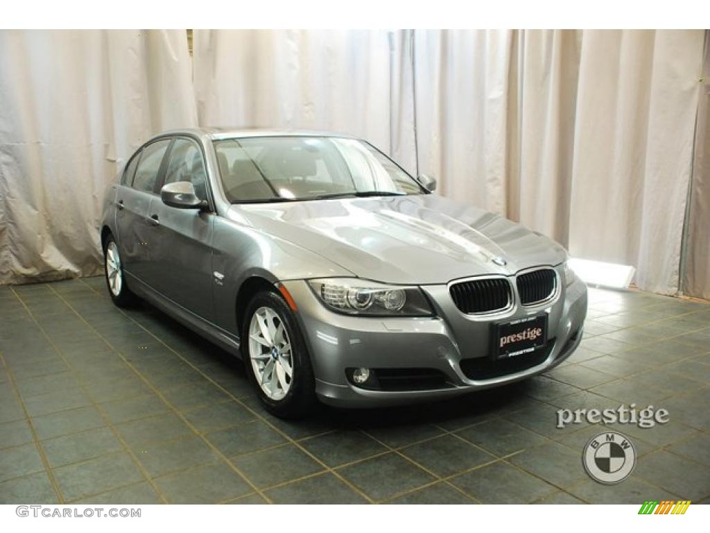 2010 3 Series 328i xDrive Sedan - Space Gray Metallic / Black photo #6