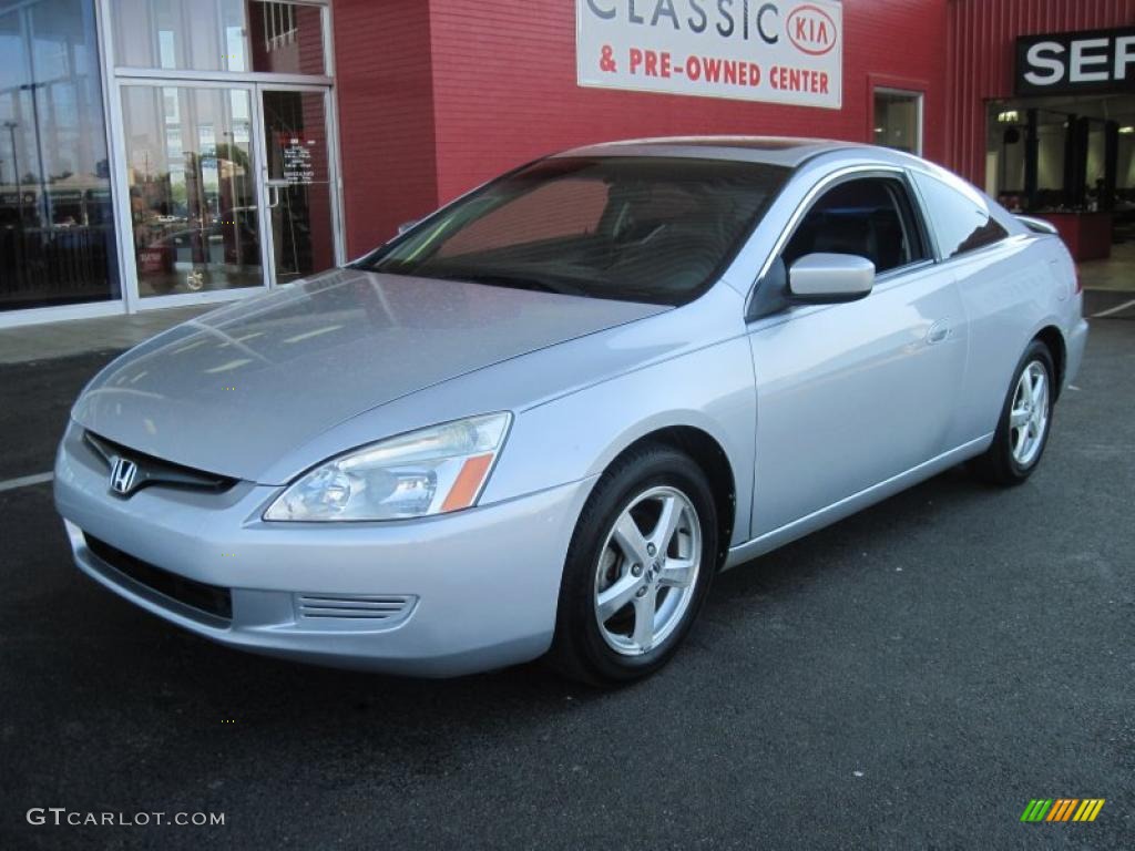 2003 Accord EX-L Coupe - Satin Silver Metallic / Black photo #1