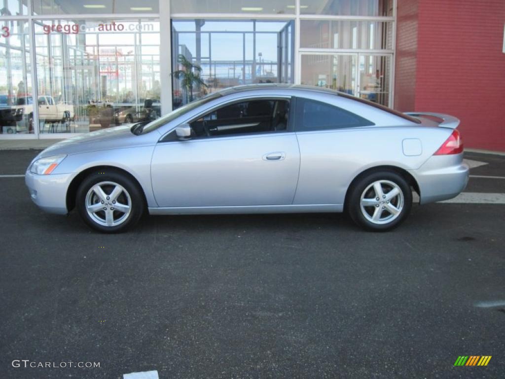 2003 Accord EX-L Coupe - Satin Silver Metallic / Black photo #3