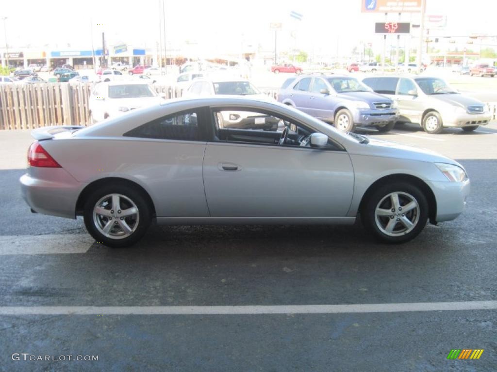 2003 Accord EX-L Coupe - Satin Silver Metallic / Black photo #4