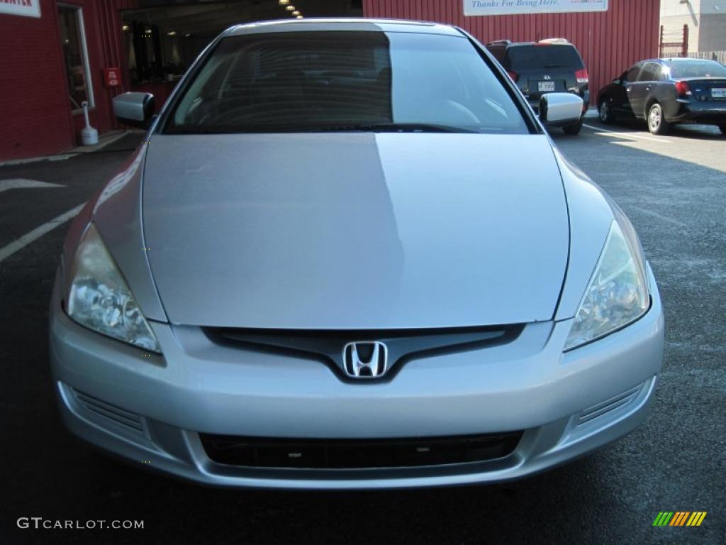 2003 Accord EX-L Coupe - Satin Silver Metallic / Black photo #5