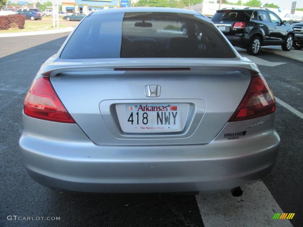 2003 Accord EX-L Coupe - Satin Silver Metallic / Black photo #6