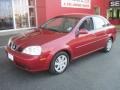 2005 Fusion Red Metallic Suzuki Forenza S Sedan  photo #1