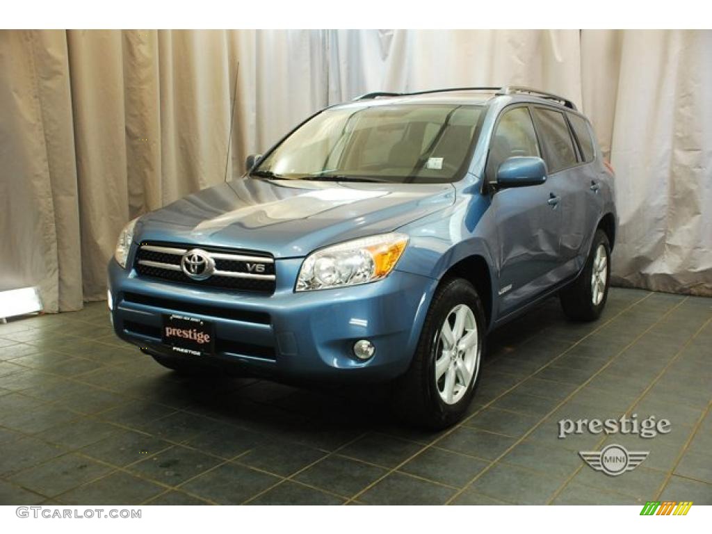 2006 RAV4 Limited 4WD - Pacific Blue Metallic / Ash photo #1