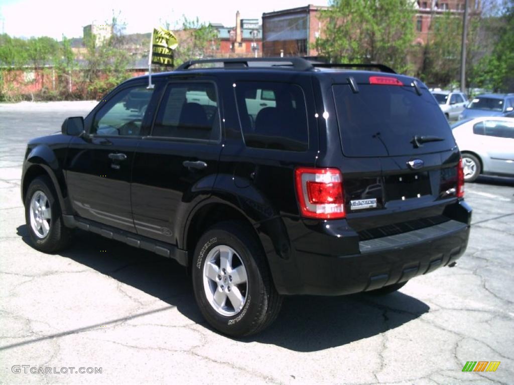 2009 Escape XLT V6 4WD - Black / Charcoal photo #4