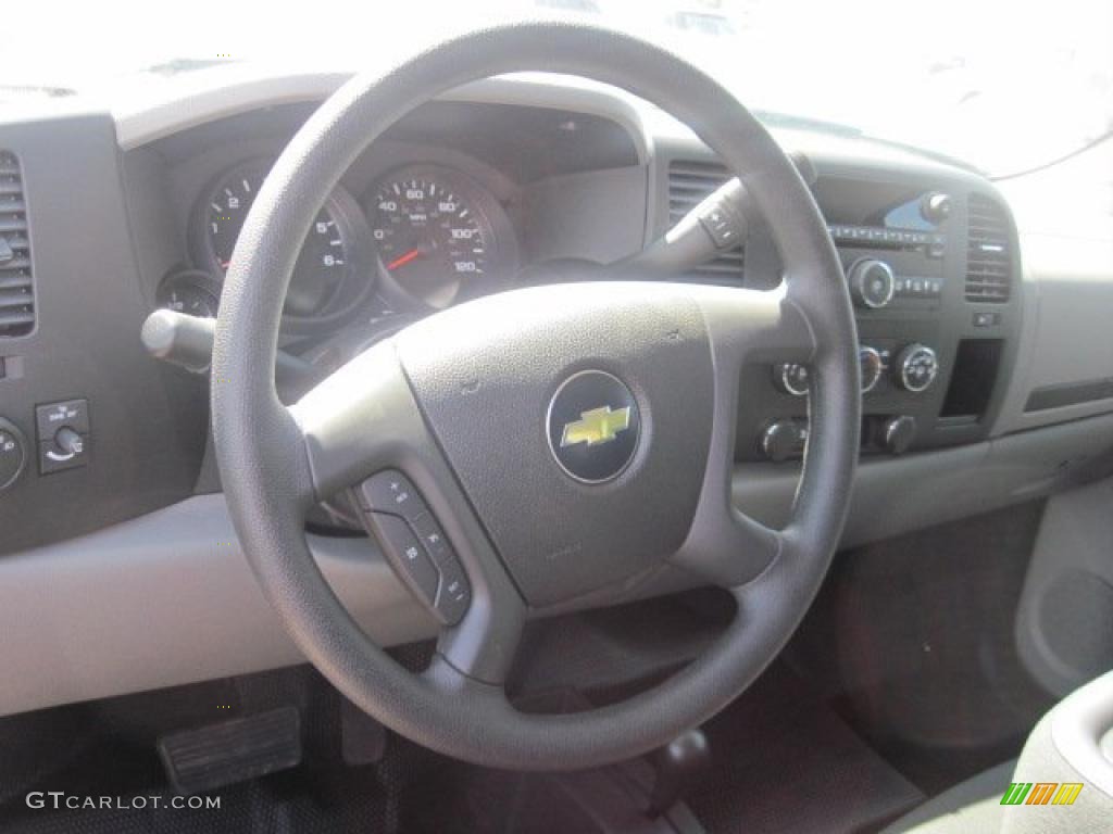 2010 Silverado 1500 Crew Cab 4x4 - Taupe Gray Metallic / Dark Titanium photo #8