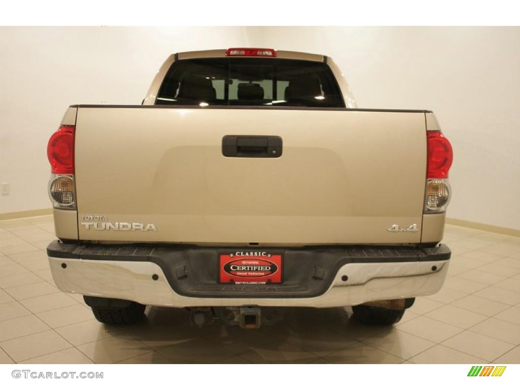 2007 Tundra Limited Double Cab 4x4 - Desert Sand Mica / Beige photo #6