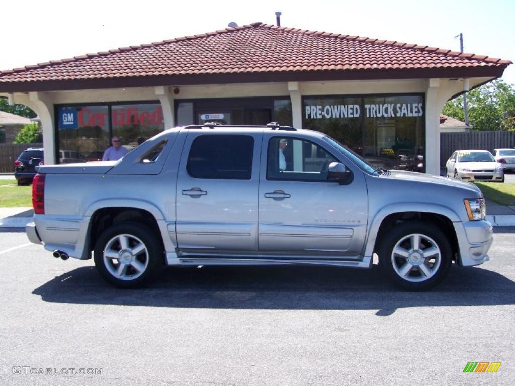 2008 Avalanche LTZ - Silver Birch Metallic / Ebony photo #1