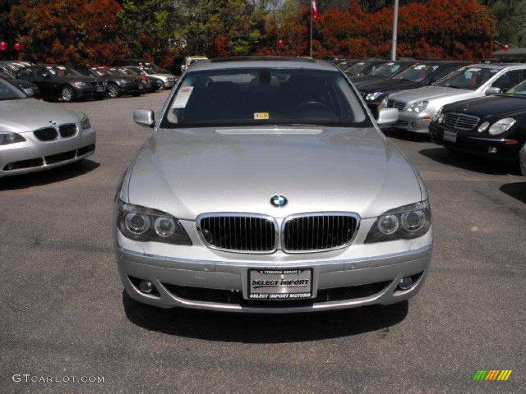 2006 7 Series 750i Sedan - Titanium Silver Metallic / Black/Black photo #2
