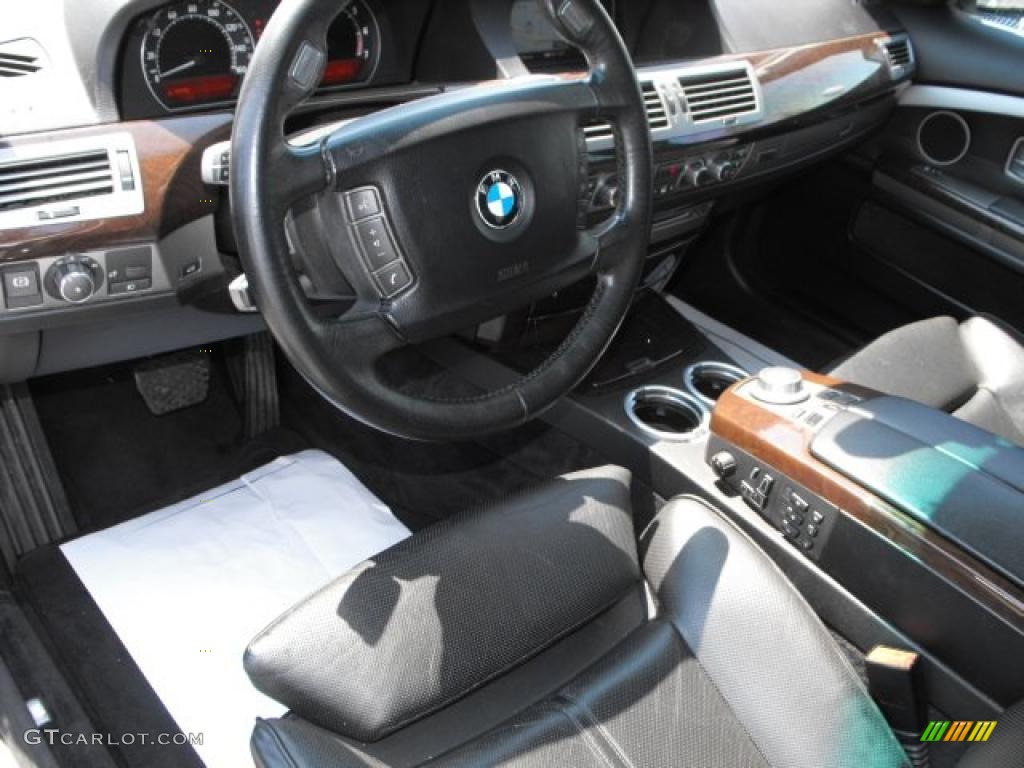 2006 7 Series 750i Sedan - Titanium Silver Metallic / Black/Black photo #10