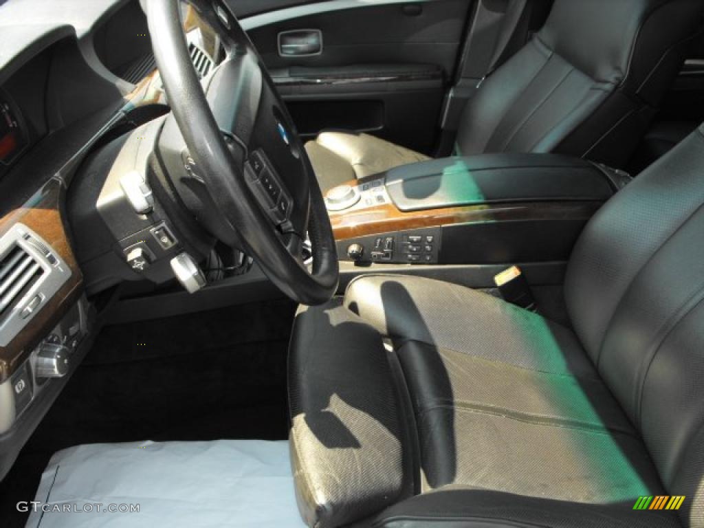 2006 7 Series 750i Sedan - Titanium Silver Metallic / Black/Black photo #11