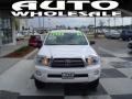 2009 Super White Toyota Tacoma V6 SR5 PreRunner Double Cab  photo #2