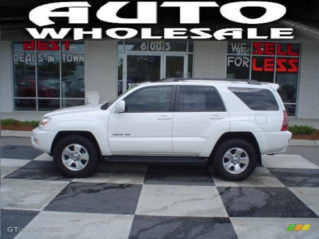 2005 4Runner Limited 4x4 - Natural White / Taupe photo #1
