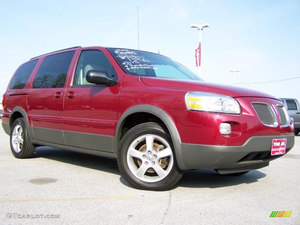 Sport Red Metallic Pontiac Montana SV6