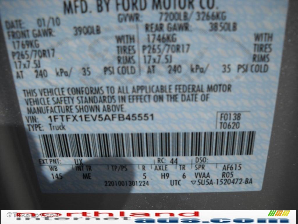 2010 F150 XLT SuperCab 4x4 - Ingot Silver Metallic / Medium Stone photo #12