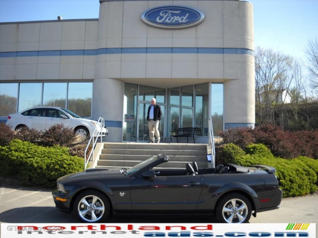 2009 Mustang GT Premium Convertible - Alloy Metallic / Dark Charcoal photo #1