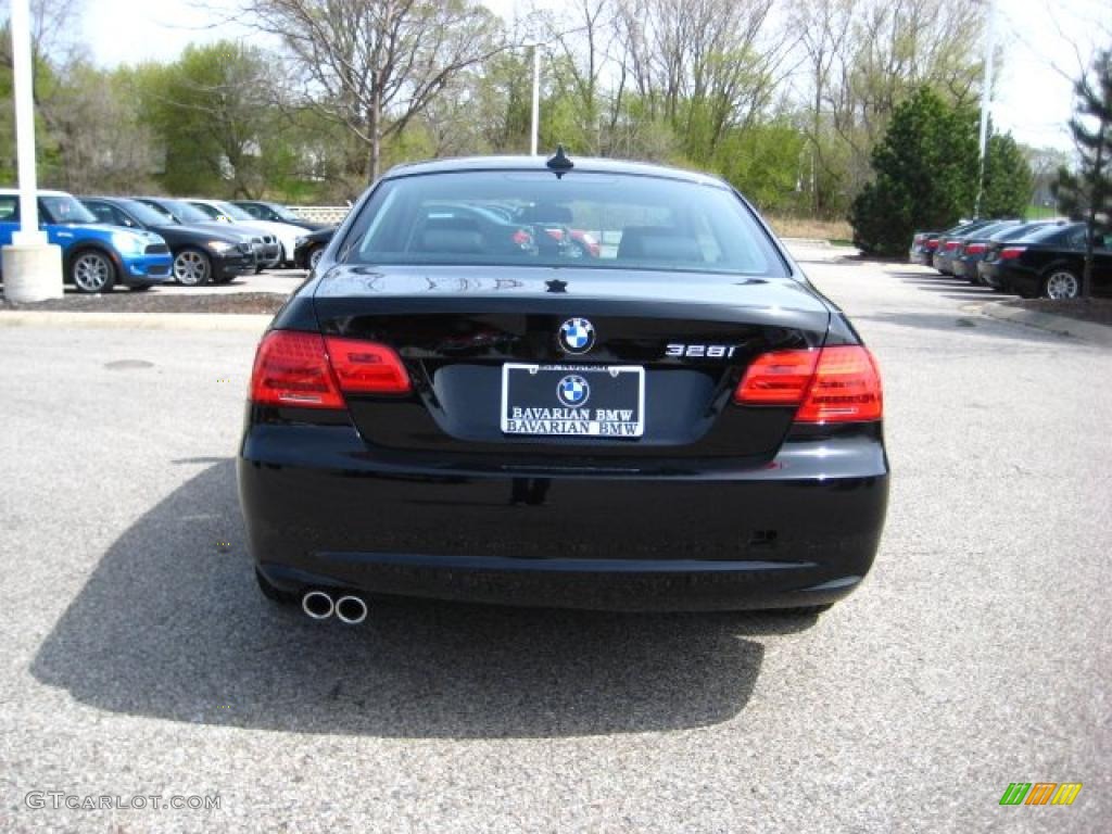 2011 3 Series 328i xDrive Coupe - Jet Black / Black Dakota Leather photo #4