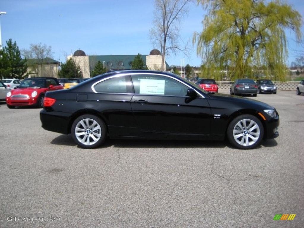 2011 3 Series 328i xDrive Coupe - Jet Black / Black Dakota Leather photo #6