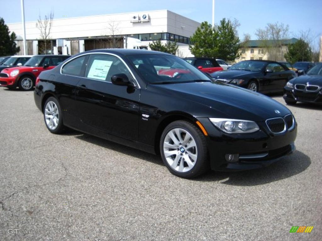 2011 3 Series 328i xDrive Coupe - Jet Black / Black Dakota Leather photo #7