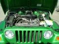 2005 Electric Lime Green Pearl Jeep Wrangler X 4x4  photo #10