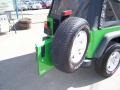 2005 Electric Lime Green Pearl Jeep Wrangler X 4x4  photo #16
