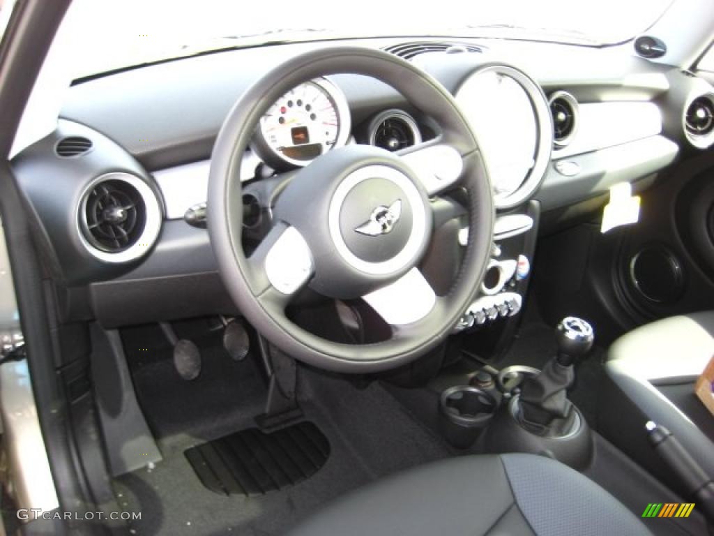2010 Cooper Hardtop - Sparkling Silver Metallic / Grey/Carbon Black photo #9